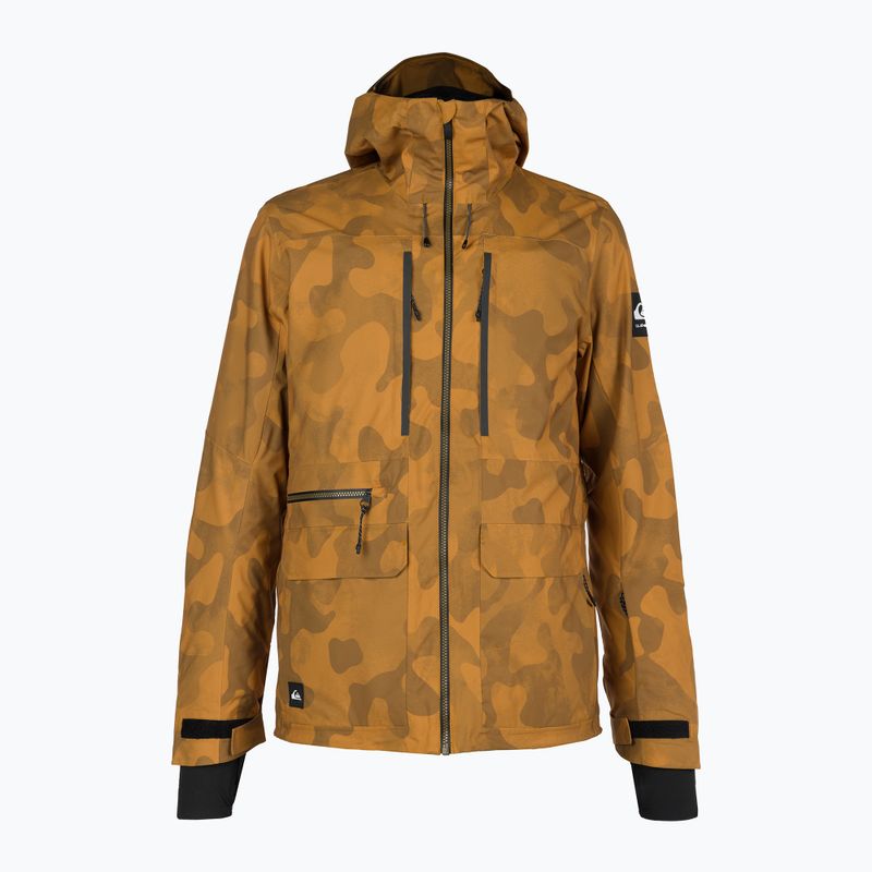 Куртка сноубордична чоловіча Quiksilver S Carlson Stretch Quest buckthorn brown fade out camo