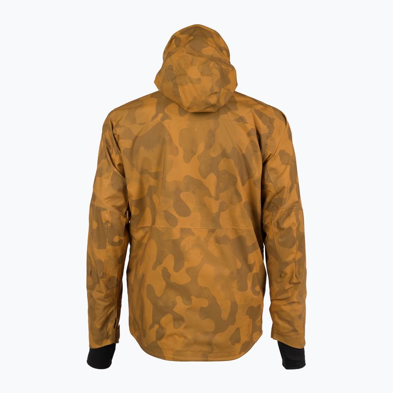 Куртка сноубордична чоловіча Quiksilver S Carlson Stretch Quest buckthorn brown fade out camo 2