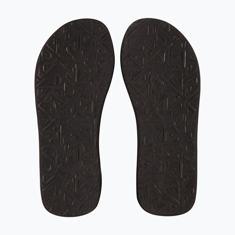 В'єтнамки чоловічі Quiksilver Molokai Layback Textured brown/brown/green 13