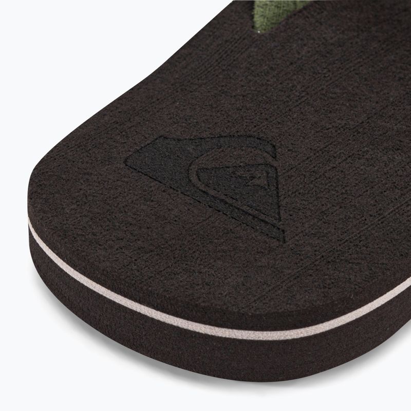 В'єтнамки чоловічі Quiksilver Molokai Layback Textured brown/brown/green 8