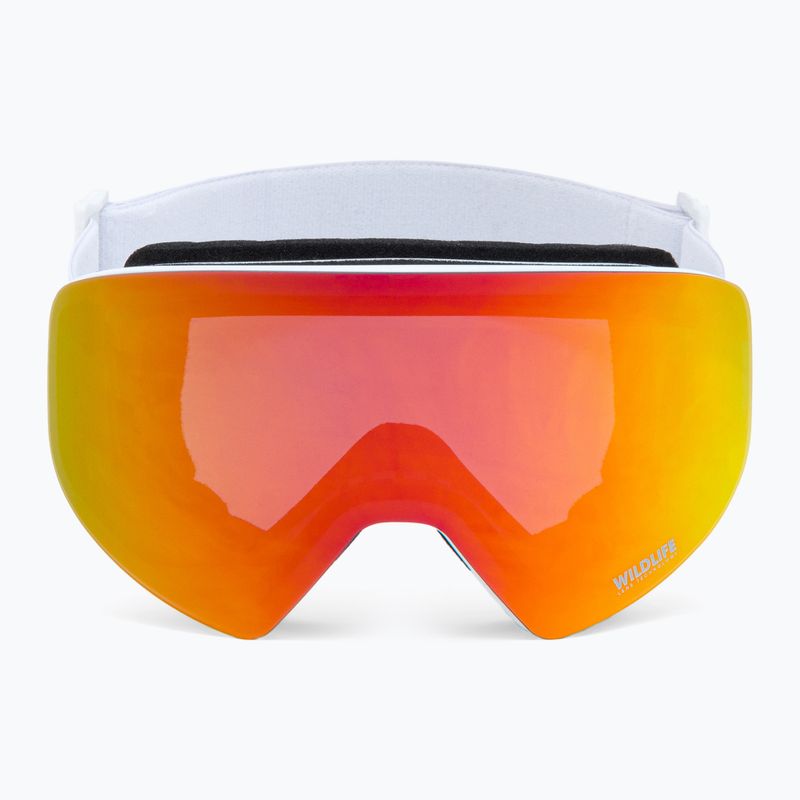 Маска сноубордична VonZipper Encore white gloss/wildlife fire chrome AZYTG00114-WFC 2