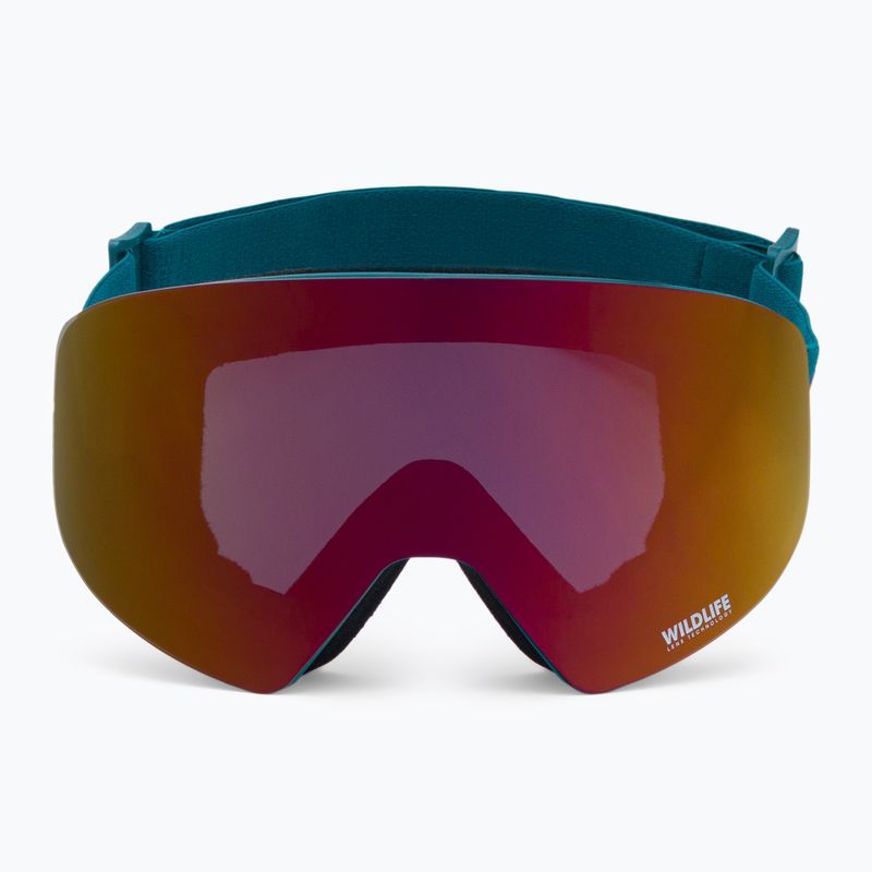 Маска сноубордична VonZipper Encore pacific satin/wildlife black fire chrome AZYTG00114-NVR 2