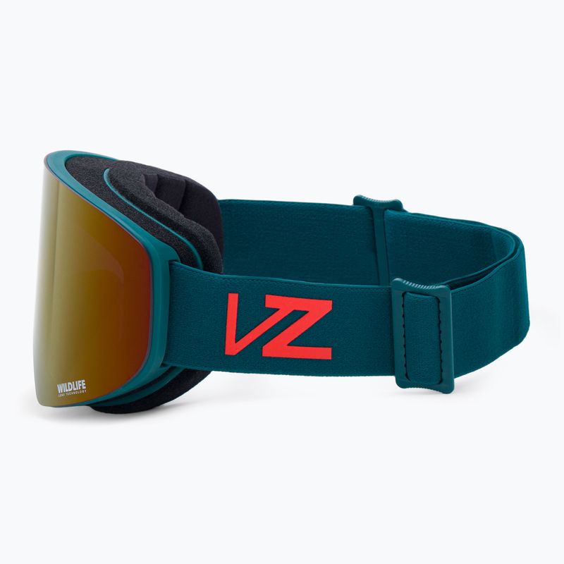 Маска сноубордична VonZipper Encore pacific satin/wildlife black fire chrome AZYTG00114-NVR 4