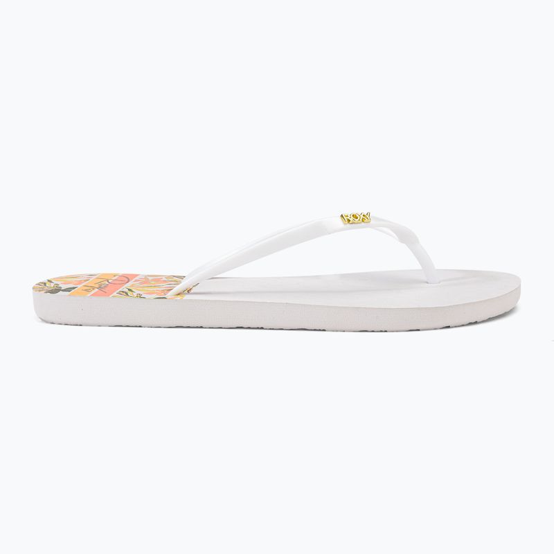 В'єтнамки жіночі ROXY Viva Printed white 2