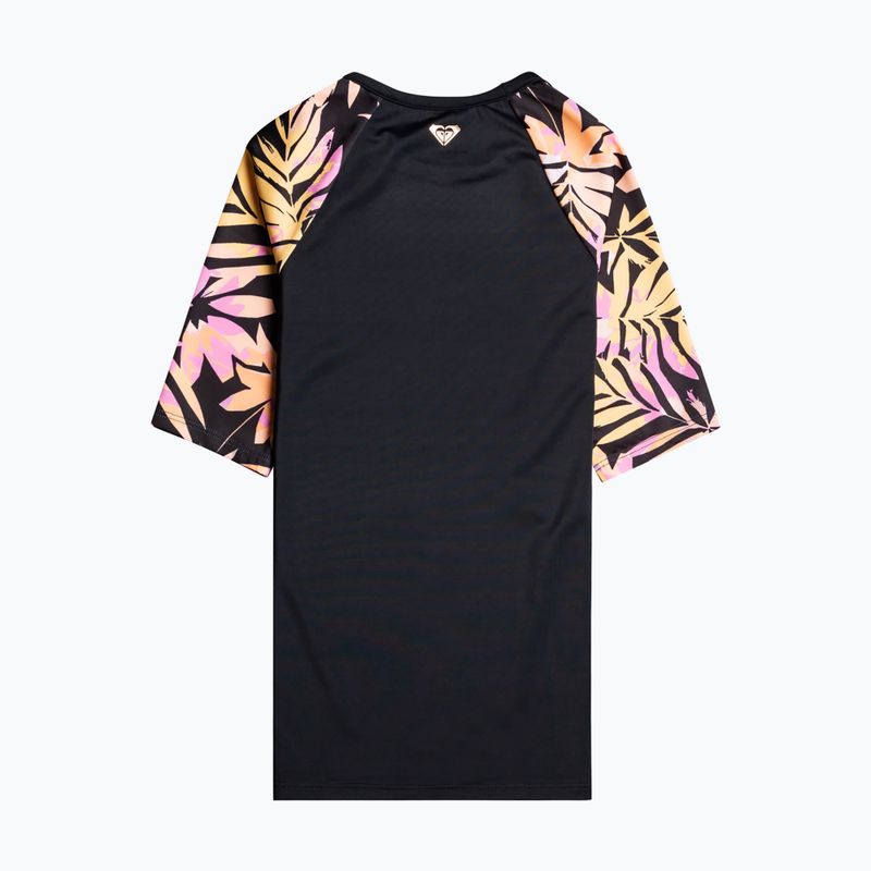 Футболка для плавання дитяча ROXY Active Joy Lycra anthracite zebra jungle girl 5