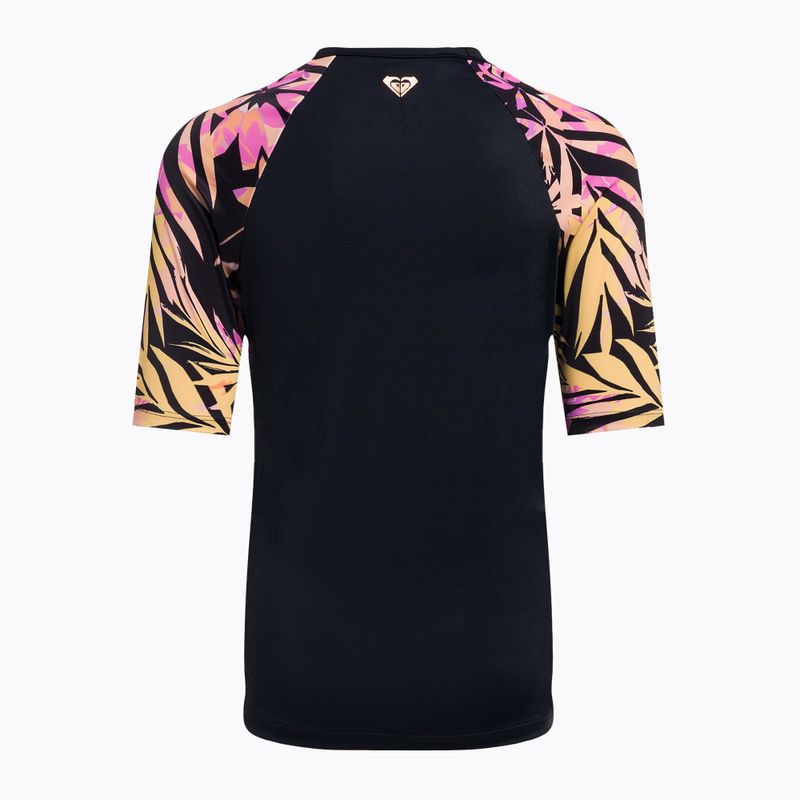 Футболка для плавання дитяча ROXY Active Joy Lycra anthracite zebra jungle girl 2