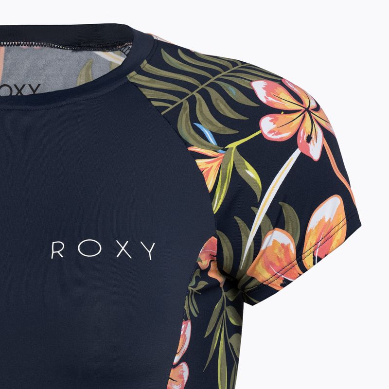 Футболка для плавання жіноча ROXY Printed mood indigo tropical depht 3