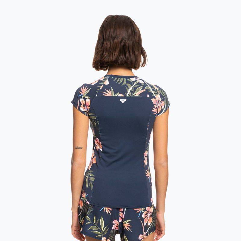 Футболка для плавання жіноча ROXY Printed mood indigo tropical depht 5