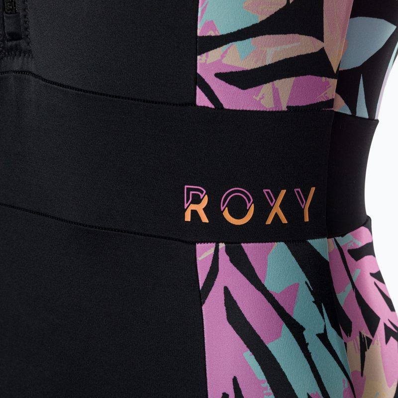 Купальник суцільний жіночий ROXY Active Onesie anthracite zebra jungle 3