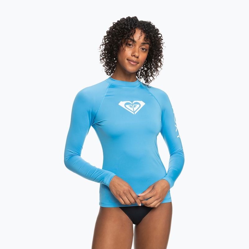 Лонгслів для плавання жіночий ROXY Whole Hearted azure blue 2