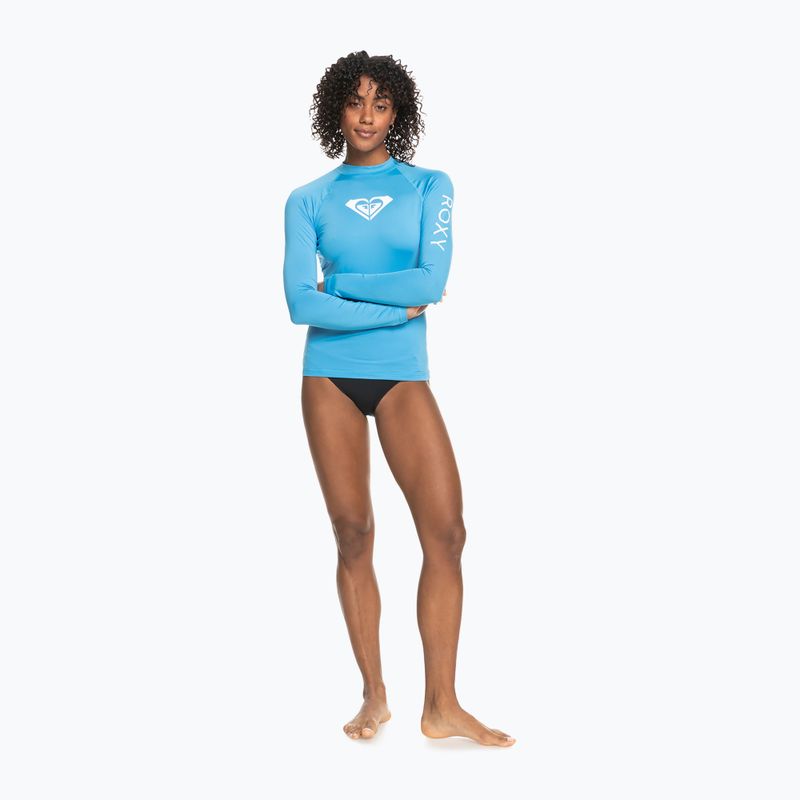 Лонгслів для плавання жіночий ROXY Whole Hearted azure blue 5