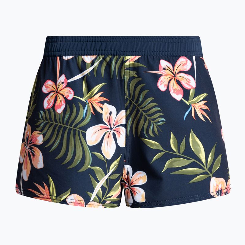 Шорти для плавання жіночі ROXY Into The Sun Printed 2" mood indigo tropical depht