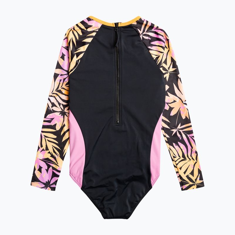 Боді для плавання дитячі ROXY Active Joy antracite zebra jungle girl 2