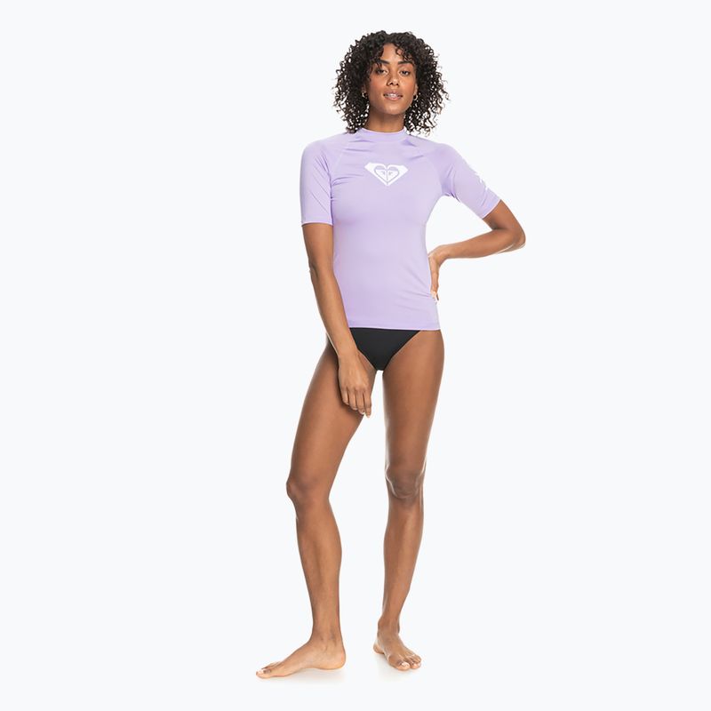 Футболка для плавання жіноча ROXY Whole Hearted purple rose 2