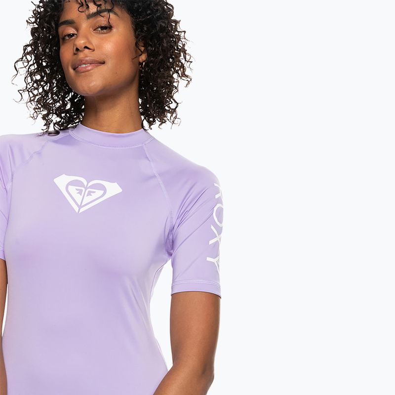 Футболка для плавання жіноча ROXY Whole Hearted purple rose 5