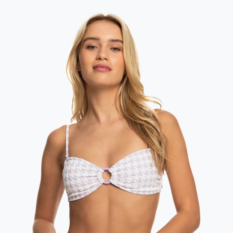 Купальник суцільний жіночий ROXY Check It Bandeau purple rose 5