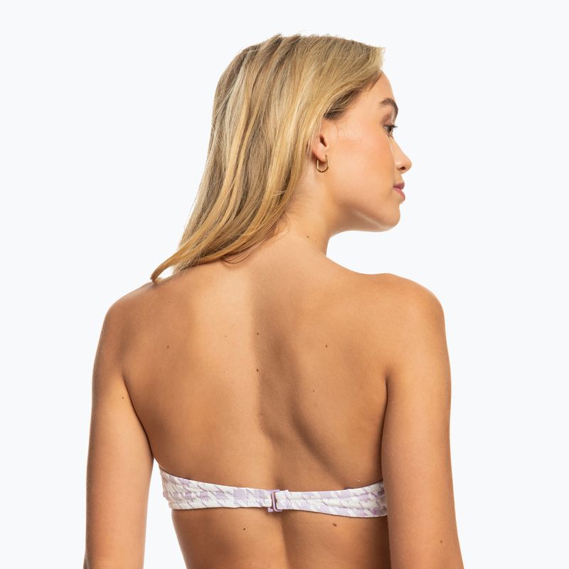 Купальник суцільний жіночий ROXY Check It Bandeau purple rose 7