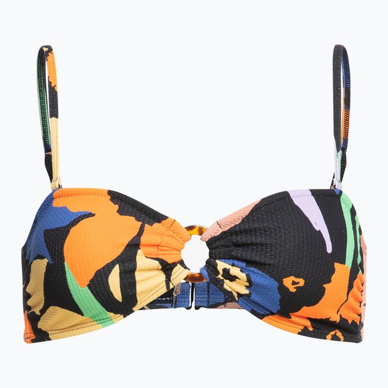 Купальник суцільний жіночий ROXY Color Jam Bandeau anthracite flower jammin 4