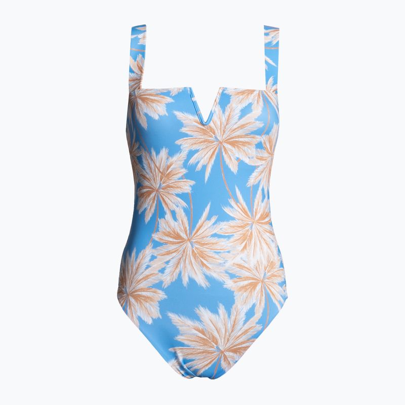 Купальник суцільний жіночий ROXY Love The Coco V D-Cup azure blue palm island