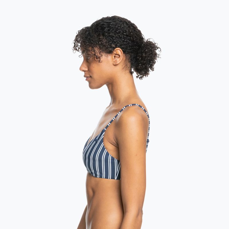 Купальник суцільний жіночий ROXY Into The Sun Athletic Triangle mood indigo novela stripe vert 5