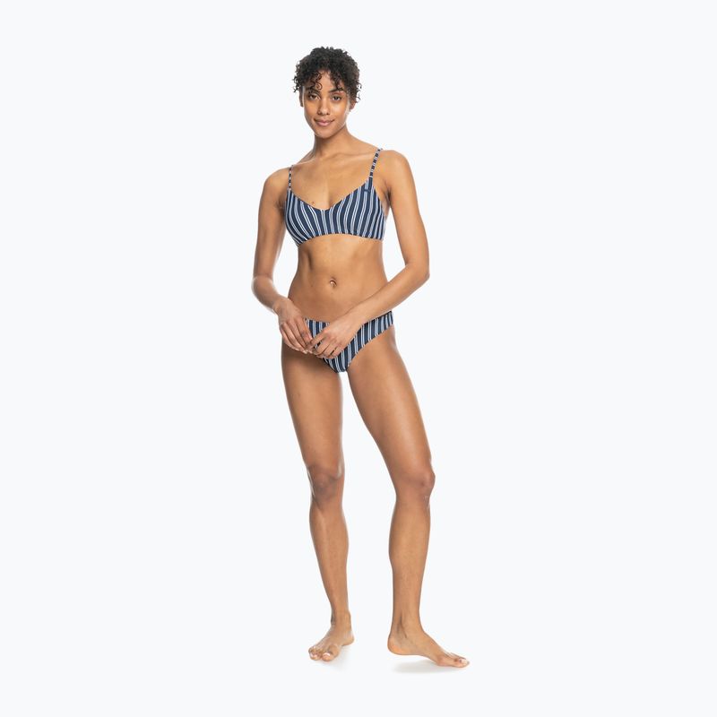 Купальник суцільний жіночий ROXY Into The Sun Athletic Triangle mood indigo novela stripe vert 3