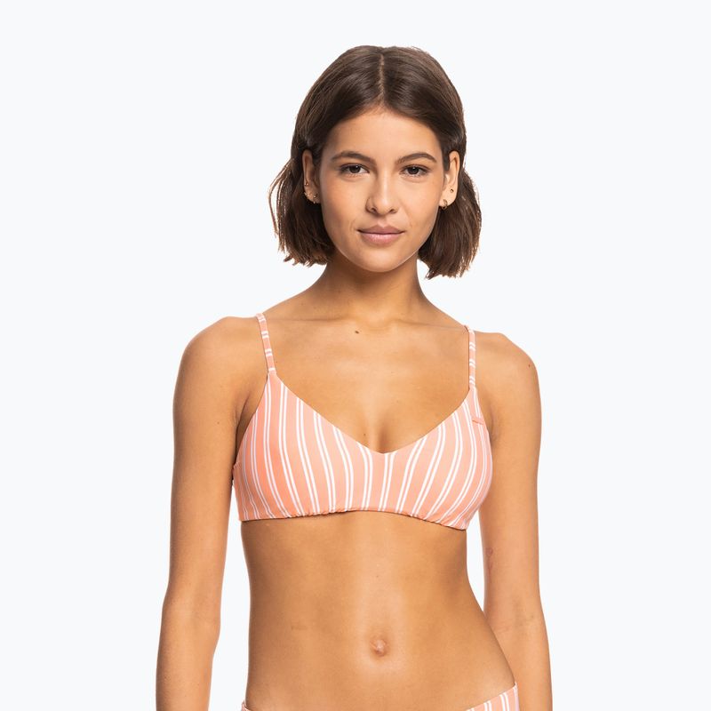 Купальник суцільний жіночий ROXY Into The Sun Athletic Triangle papaya punch novelta stripe h 4