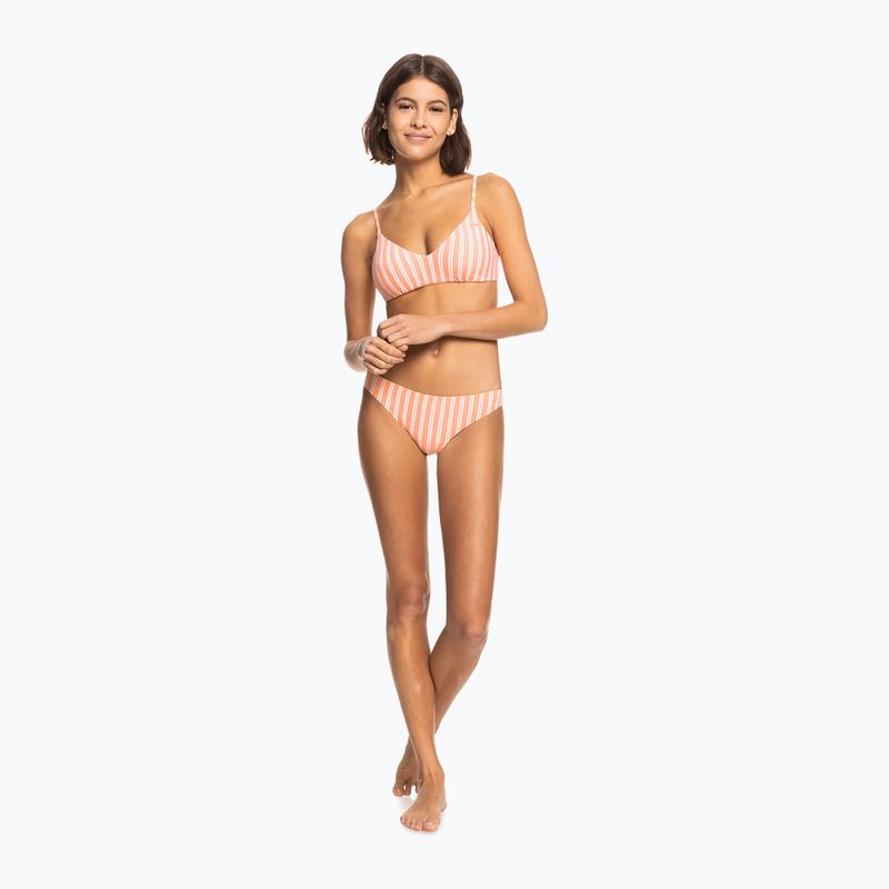 Купальник суцільний жіночий ROXY Into The Sun Athletic Triangle papaya punch novelta stripe h 6