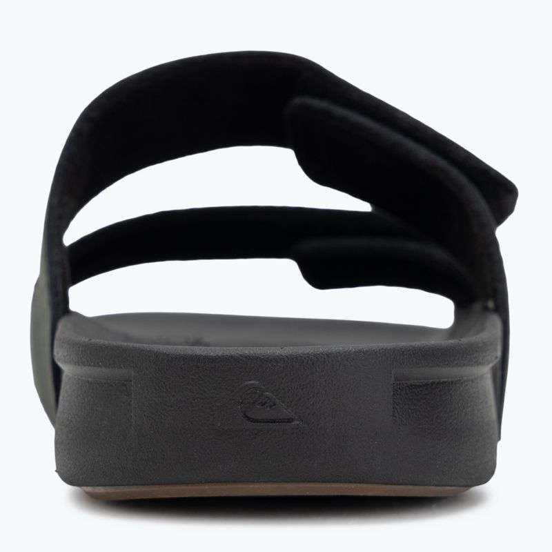 Шльопанці чоловічі Quiksilver Rivi Leather Double Adjust black 1 6