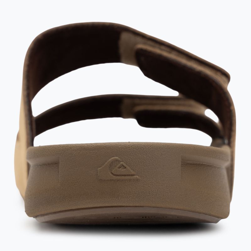 Шльопанці чоловічі Quiksilver Rivi Leather Double Adjust tan 1 6