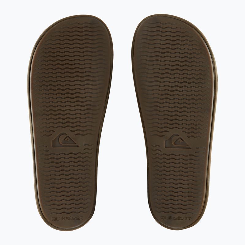 Шльопанці чоловічі Quiksilver Rivi Leather Double Adjust tan 1 3