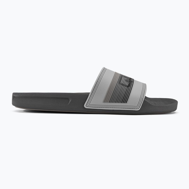 Шльопанці чоловічі Quiksilver Rivi Wordmark Slide grey 2