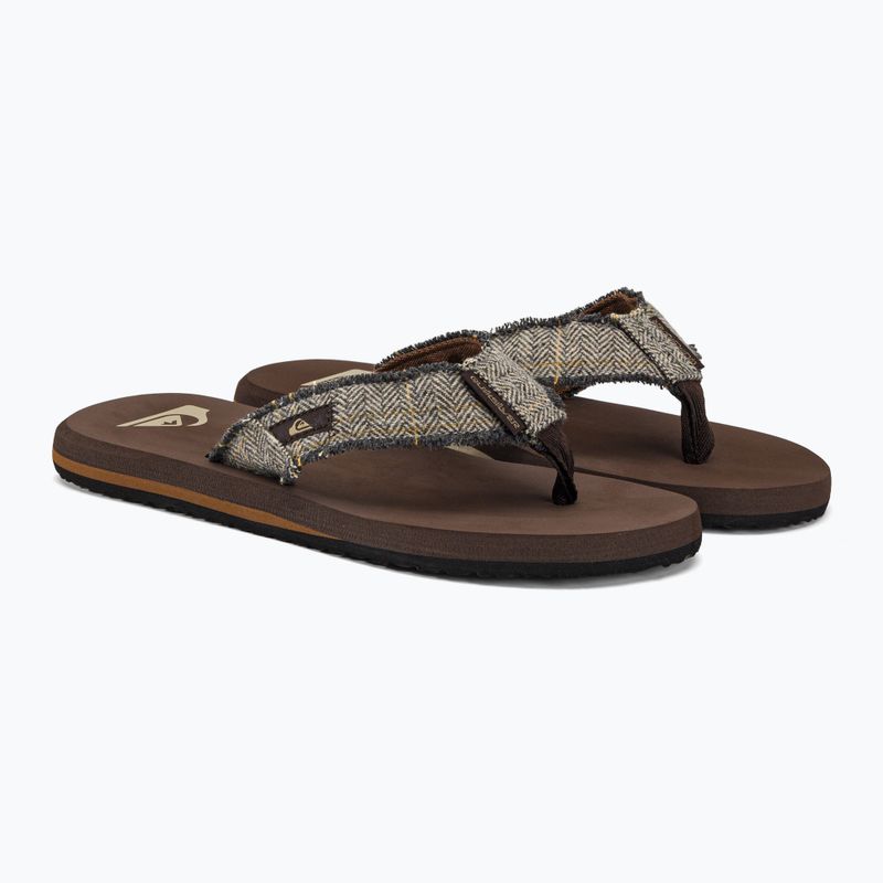 В'єтнамки чоловічі Quiksilver Monkey Abyss brown 4
