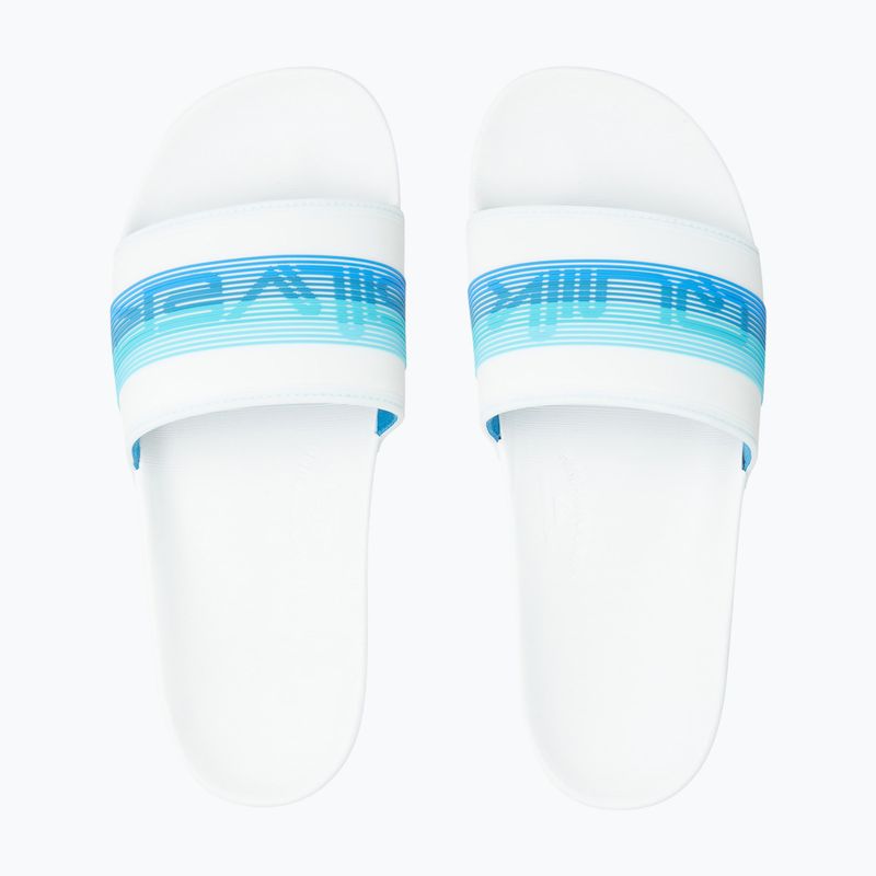 Шльопанці чоловічі Quiksilver Rivi Wordmark Slide white/blue/blue 12