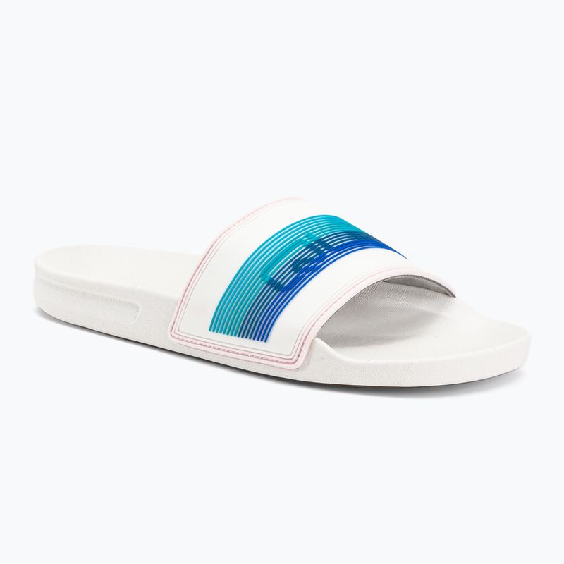 Шльопанці чоловічі Quiksilver Rivi Wordmark Slide white/blue/blue