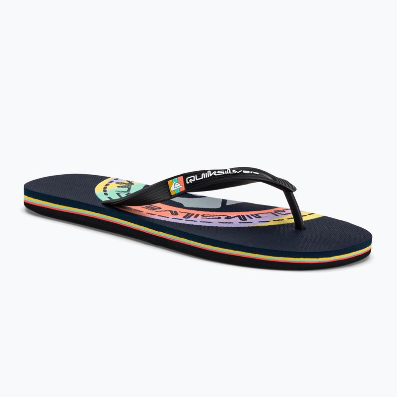 В'єтнамки чоловічі Quiksilver Molokai Art blue/blue/orange