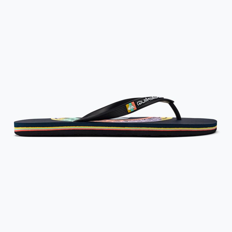 В'єтнамки чоловічі Quiksilver Molokai Art blue/blue/orange 2