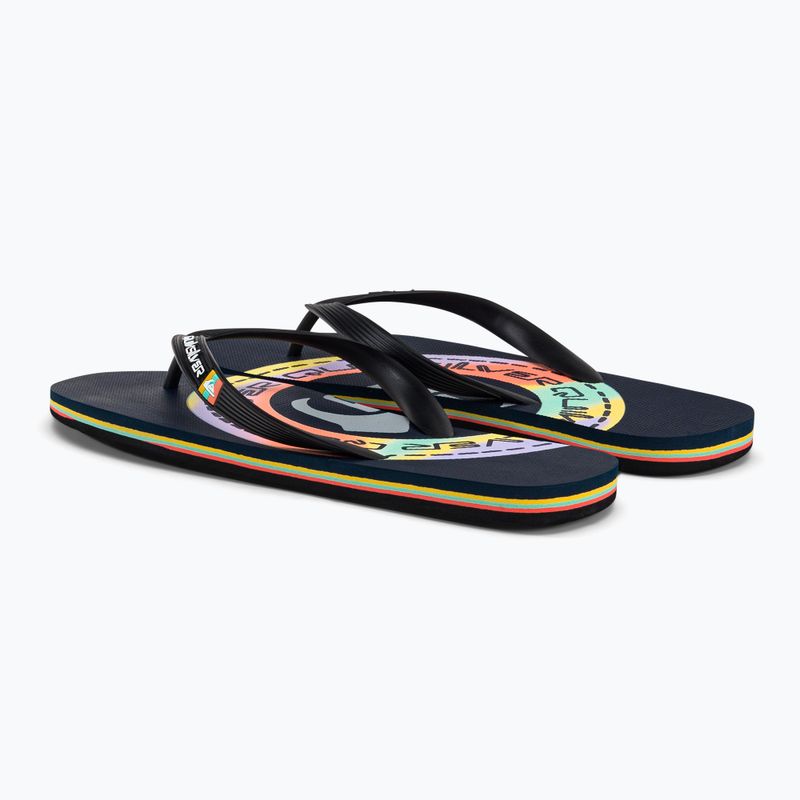 В'єтнамки чоловічі Quiksilver Molokai Art blue/blue/orange 3