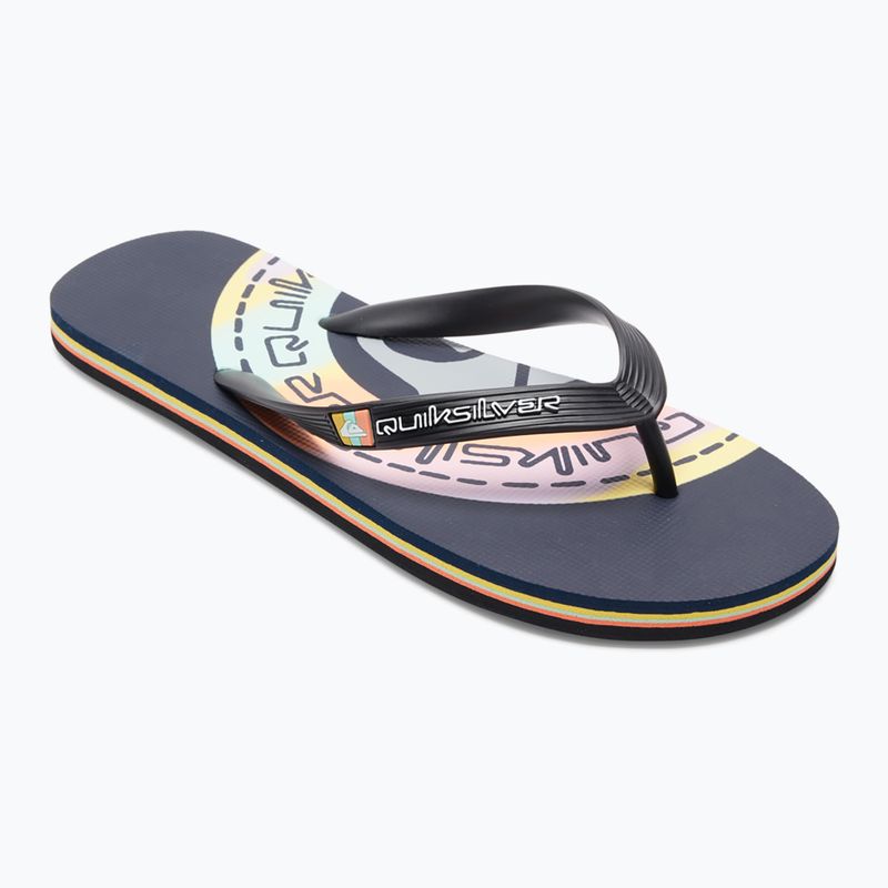 В'єтнамки чоловічі Quiksilver Molokai Art blue/blue/orange 8