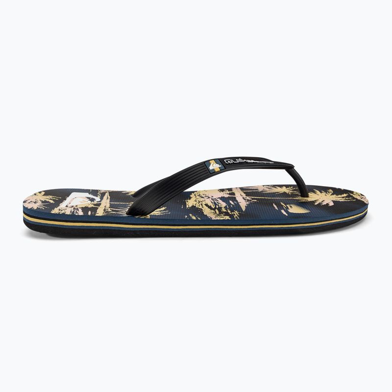 В'єтнамки чоловічі Quiksilver Molokai Air Flow black/grey/black 2