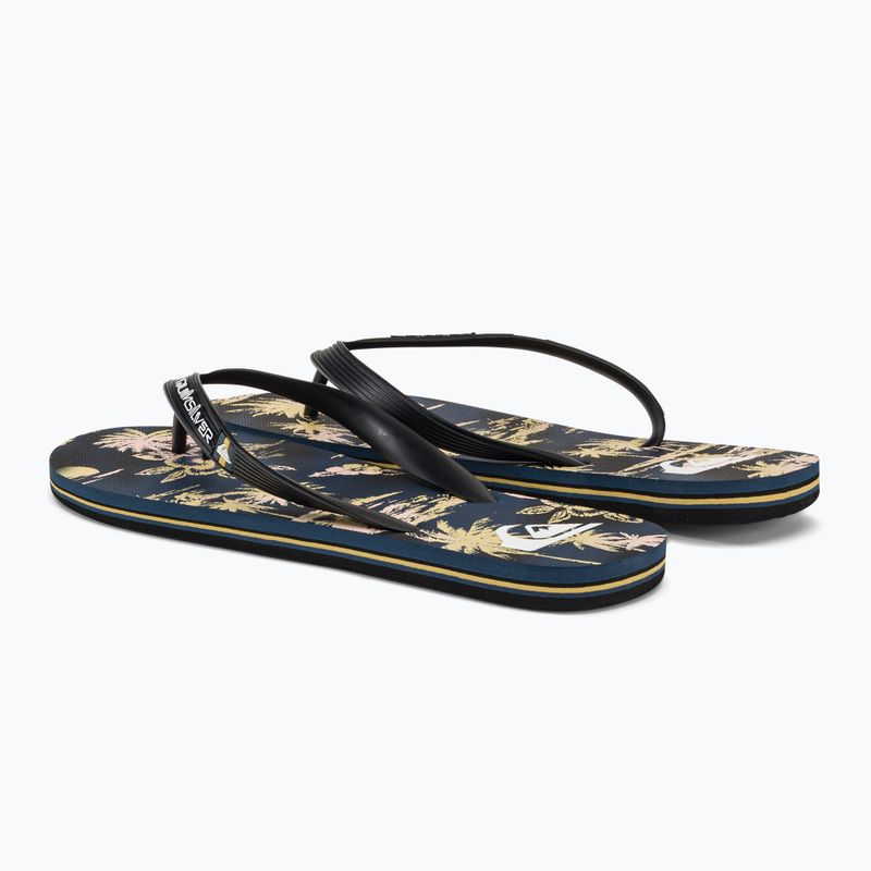 В'єтнамки чоловічі Quiksilver Molokai Air Flow black/grey/black 3