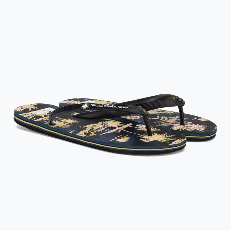 В'єтнамки чоловічі Quiksilver Molokai Air Flow black/grey/black 4