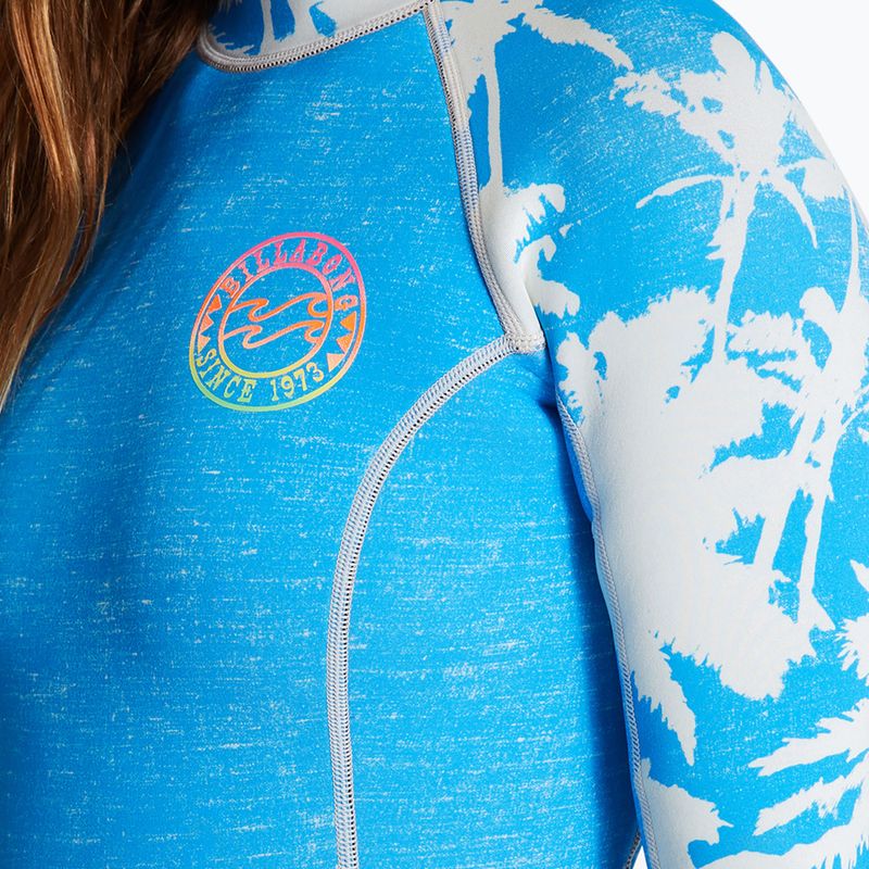 Гідрокостюм жіночий Billabong Spring Fever LS Spring blue hawaii 3