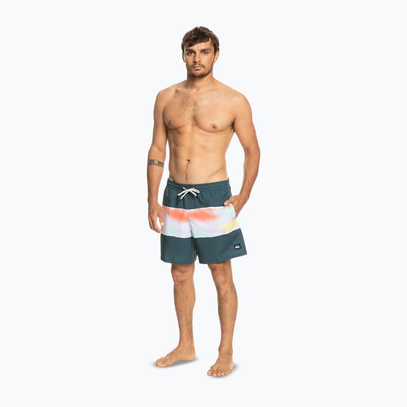 Шорти для плавання чоловічі Quiksilver Surfsilk Air-Brush Volley 17" midnight navy 2