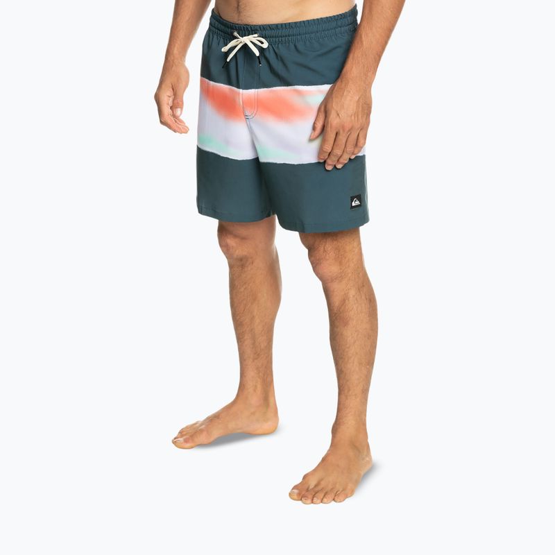 Шорти для плавання чоловічі Quiksilver Surfsilk Air-Brush Volley 17" midnight navy 4