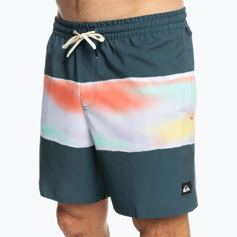 Шорти для плавання чоловічі Quiksilver Surfsilk Air-Brush Volley 17" midnight navy 5