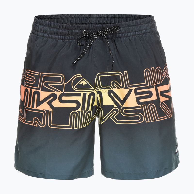 Шорти для плавання чоловічі Quiksilver Everyday Wordblock Volley 17" black