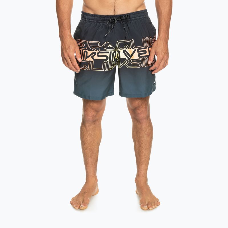 Шорти для плавання чоловічі Quiksilver Everyday Wordblock Volley 17" black 2