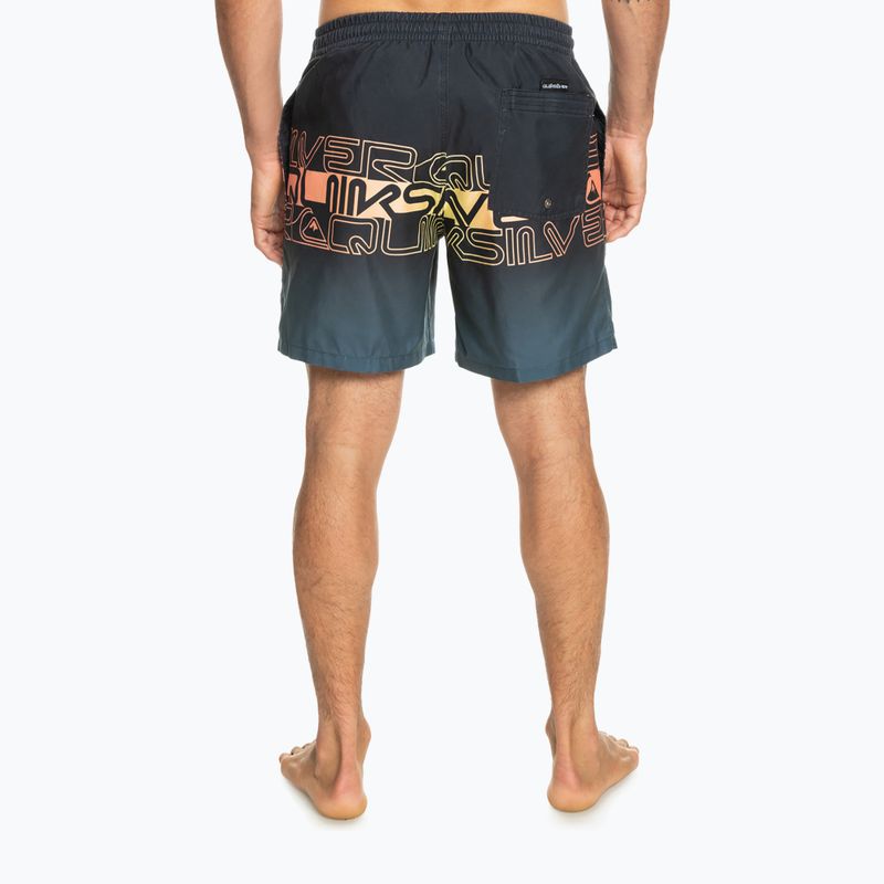 Шорти для плавання чоловічі Quiksilver Everyday Wordblock Volley 17" black 3