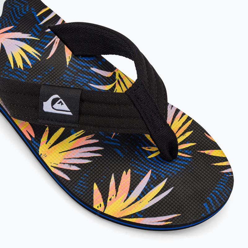 В'єтнамки чоловічі Quiksilver Molokai Layback II black/blue/pink 7