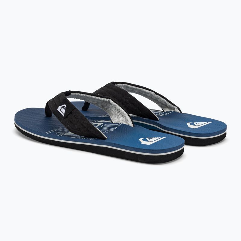 В'єтнамки чоловічі Quiksilver Molokai Layback II blue/white/blue 3